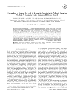 Mechanisms of Central Die-back of Reynoutria