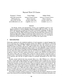 Beyond Word N-Grams - ACL Anthology Reference Corpus