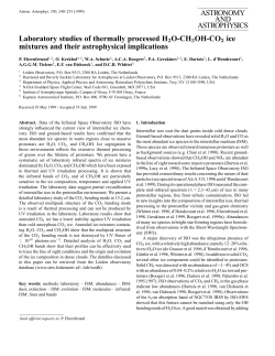 Laboratory studies of thermally processed H2 O-CH3 OH