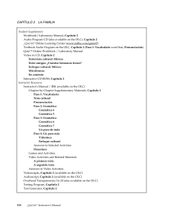 CAPÍTULO 2 LA FAMILIA