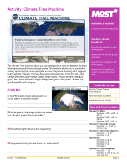 Activity: Climate Time Machine