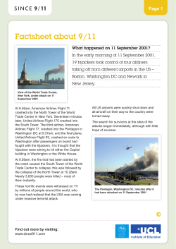 Factsheet about 9/11