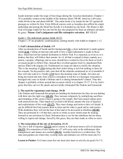 Isaiah ministers under the reign of four kings during the Assyrian