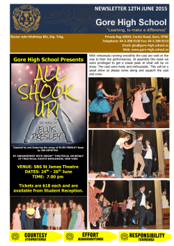 Newsletter 12 06 2015
