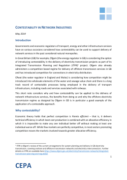 Network Contestability