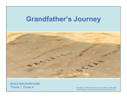 Grandfather`s Journey - Curriculum Companion