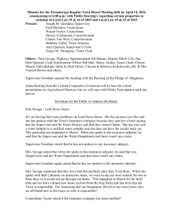 4/14/2016 Town Board Meeting with Public