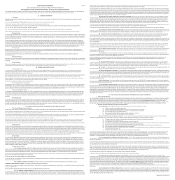 Cardholder Agreement - Central Access Card