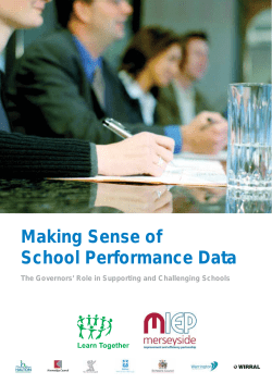 Making Sense of School Performance Data