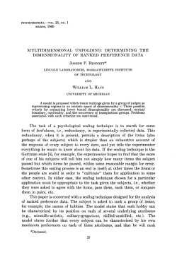 Determining the Dimensionality of Ranked Preference Data