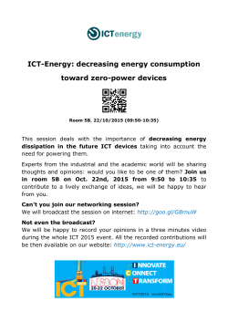 nergy: decreasing energy consumption toward zero