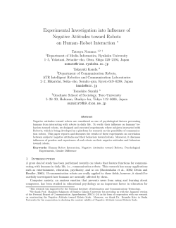 Experimental Investigation into Influence of Negative Attitudes
