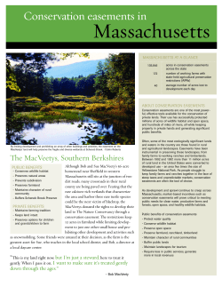 Conservation easements in Massachusetts - Nature