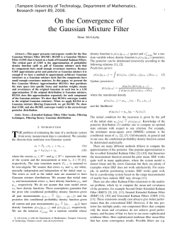 On the Convergence of the Gaussian Mixture Filter