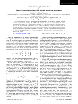 Canonical magnetic insulators with isotropic magnetoelectric coupling