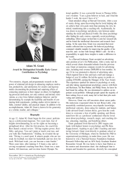 Adam M. Grant - Wharton Faculty Platform