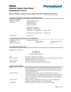 MSDS