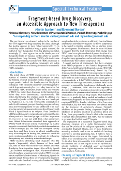 Fragment-based Drug Discovery, an Accessible Approach