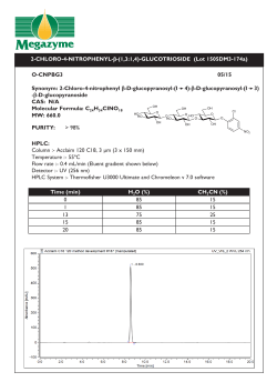 O-CNPBG3 05/15 Synonym: 2-Chloro-4-nitrophenyl &beta;