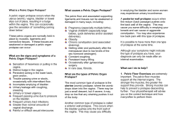 Pelvic Organ Prolapse - Torbay and South Devon NHS Foundation