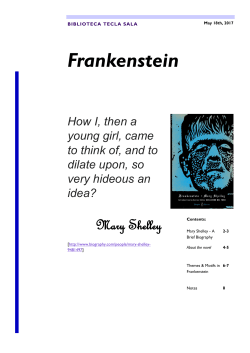 Frankenstein - Biblioteques de L`Hospitalet