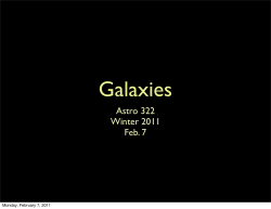 More galaxies