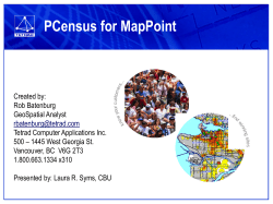 What is PCensus?