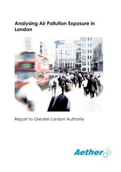 Analysing Air Pollution Exposure in London