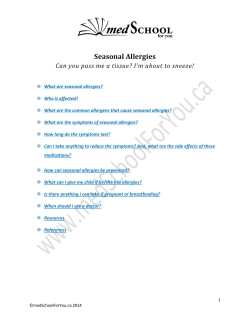 PDF version of Seasonal Allergies