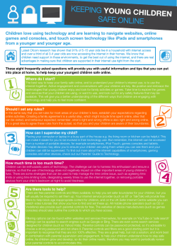 Summer 2014 - Safe Online