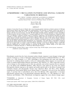 atmospheric circulation patterns and spatial