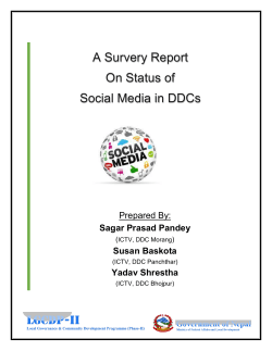 Social Media Status of DDCs