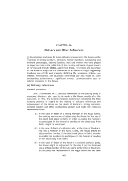 Obituary and Other References