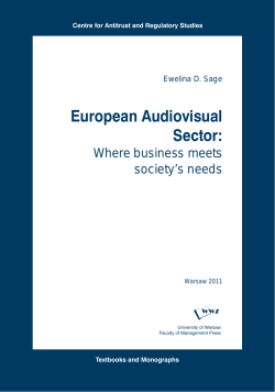 European Audiovisual Sector: