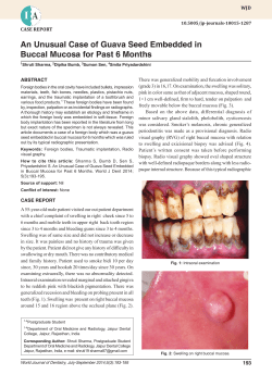 An Unusual Case of Guava Seed Embedded in Buccal Mucosa for