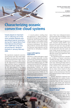 Characterizing oceanic convective cloud systems