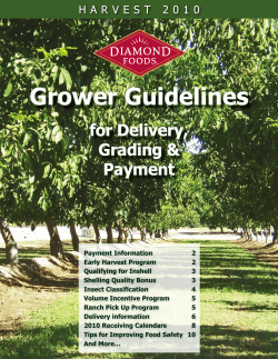 Grower Guidelines