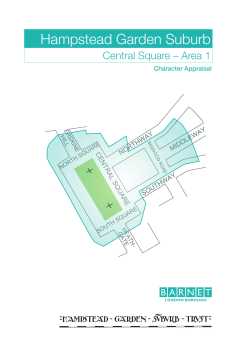 HGS - Area 1 - Central Square - The Hampstead Garden Suburb Trust