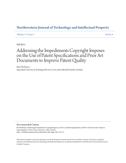 Addressing the Impediments Copyright Imposes on the Use of