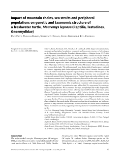 Impact of mountain chains, sea straits and peripheral populations on