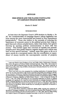 free speech and the flawed postulates of campaign