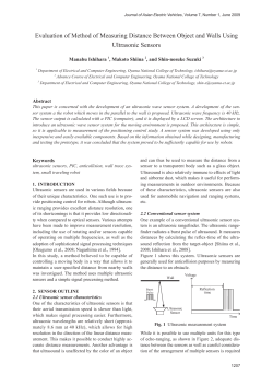 Evaluation of Method of Measuring Distance Between Object and