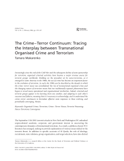 The Crime&ndash;Terror Continuum