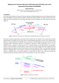 Aligning Local Transverse Mercator (LTM) Grids with UTM Grids