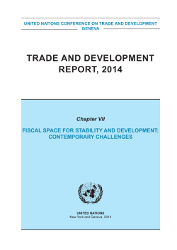 Chapter VII - Fiscal Space for Stability and Development