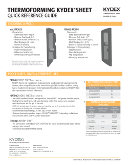 THERMOFORMING KYDEX SHEET