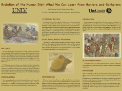 Evolution of the Human Diet: What We Can Learn From Hunters and