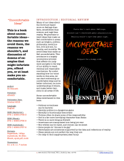 Press Kit - Uncomfortable Ideas