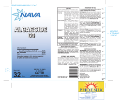 ALGAECIDE 60 ALGAECIDE 60