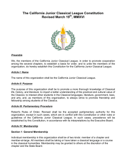 CJCL Constitution